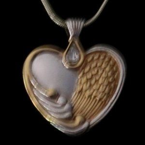 ANTIQUE "Tribute" Pendant from 20th Century Pandemic & WWI Losses- UNIQUE!